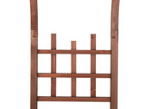 6.8FT Wooden Arch with Bench for 2 People, Garden Arbor Trellis for Climbing Plant, Outdoor Garden 11816565