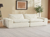 Modern minimalist chenille combination sofa, spacious and comfortable living room sofa, W3396P463868