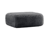 Aviana Ottoman Plush Fabric -Dark Grey W714P380194