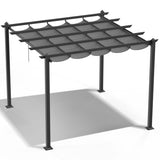 10*10ft Outdoor Pergola Grey 70345964