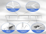 3*9m Non-Cloth PE Cloth Plastic Sprayed Iron Pipe Outdoor Party Tent White 71299651