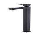 Matte Black Bathroom Faucet Single Handle Tall Vessel Sink Faucet Vanity Bathroom Faucet Basin Mixer W1932P148110