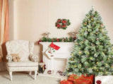 Artificial 4ft Green Christmas Tree with 376PVC/Hard Needle Mixed Branch Tips,Pine cone,Hinged 69843763