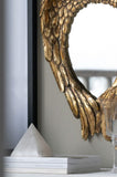 22" x 16" Golden Wing Accent Mirror, Wall Mirror for Living Room, Entryway, Bedroom, Foyer, Office W2078124363