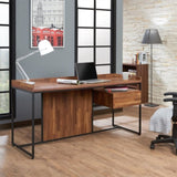 Sara Walnut & Sandy Black Finish Writing Desk B2726P305090