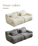Sofa in a Box, Memory Foam 2-Seater Couch, Modern Compression Sofa with Deep Seat, No Assembly W3622P346250