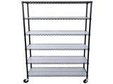 6 Tier 6000lbs Capacity NSF Metal Shelf Wire Shelving Unit, Heavy Duty Adjustable Storage Rack with W465142127