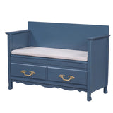 TREXM Shoe Bench with Removable Cushion, Entryway Bench with Hidden Storage for Entrance and Living N715P198567M