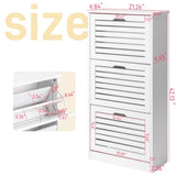 3-bucket louvered shoe cabinet 04097946