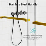68-72 inches *76 inches Frameless Double Sliding Soft-Close Shower Door, 3/8 inches Thick W1552P174985