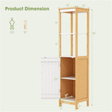 Vertical bathroom cabinet, bathroom storage rack 17858705