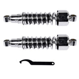 Pair 11.75" Chrome Rear Shocks Fit for Harley Sportster XL 883 1200 1979-2012 FXR 1982-1994 Street 70673924