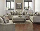 Camero Platinum Fabric Cocktail Ottoman T2574P195800