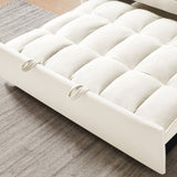 55.1-inch 3-in-1 convertible sofa bed, modern velvet double sofa Futon sofa bed with adjustable W2564P206921