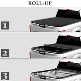 5FT Roll-Up Truck Bed Tonneau Cover For 2016-2022 Toyota Tacoma Extra Short Bed 87334858