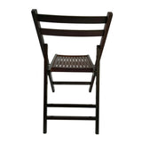 Furniture Slatted Wood Folding Special Event Chair - Cherry, Set of 4, FOLDING CHAIR, FOLDABLE STYLE 02580157