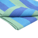 ZNTS Portable Outdoor Polyester Hammock Set Blue & Green 12529940