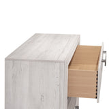 1pc Unique Design Contemporary Dresser Bedroom Wooden Furniture Solid Wood 6- Drawers Storage Beige B011P266112