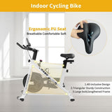 Stationary Bikes for Indoor Exercise Bike with LCD Monitor and Comfortable Seat Cushion for 03898434