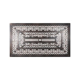 Outdoor Rectangular Cast Aluminum Dining Table, Shiny Copper 64857.00