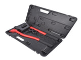 Red Manual Knockout Hole Punch Driver Kits Lever Sheet Metal Stud Punch with Dies for Pipe Sizes 67936239