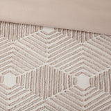 Cotton Jacquard Comforter Set Blush Full/Queen B035128789