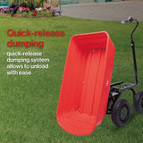 Four-wheeled electric cart 24V 180W lead-acid battery 264 lbs electric one-wheeled N727P171071R