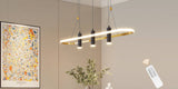 Javeriah 4 - Light Black/Gold Dimmable LED Pendant Light T3177P284002