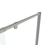 32-36" W x 72" H Piovt Swing Glass Shower Door,Pivot Frame Sliding Shower Door with 1/4" Clear W2122P298103