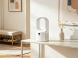 12.99 Inch Bladeless Desk Fan, 6-Speed USB Rechargeable, Quiet Portable Tower Fan, Easy to Clean & 02938268
