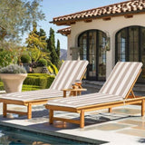 2PCS Set Outdoor Lounge Chair Cushion Replacement Patio Funiture Seat Cushion Chaise Lounge Cushion 59643055