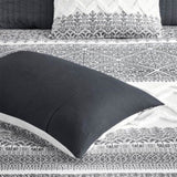 King/Cal King 3 Piece Cotton Duvet Cover Set with Chenille Tufting B03596502