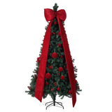 7.5 FT Artificial Christmas Tree with DIY 300 Warm White LED Lights, Hinged Xmas Pine Tree with 72285480