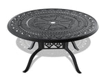 3-Piece Set Of All-Weather Cast Aluminum Dining Furniture Set With Black Frame 14622726