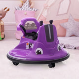12V Snail-Shaped Kids Electric Bumper Car with Remote Control, Ride On Car with LED Lights, Music, W2181P156753