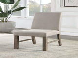 Elegant Rustic Gray Finish Solid wood Kitchen Set of 2pcs Dining Chairs Upholstered Seats Chairs w/ B011P162632
