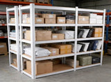 5 Tier Metal Shelving Unit with Adjustable,Garage Storage Utility Rack Heavy Duty Shelves,29" W x 97662957