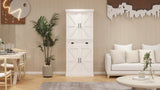 71" Kitchen Pantry Storage Cabinet with 4 Doors,1 Drawer, 2 Adjustable Shelves, 85094334