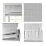 Basketweave Room Darkening Cordless Roman Shade B035129703