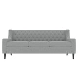 78.75'' 3-Seater Sofa, Button Tufted Backrest with Comfy Cushion, Mid Century Modern Couches for W680P188561