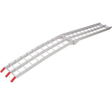 7.5FT Aluminum Loading Ramps, 1500 Lbs Capacity per pair, With safety straps, Motorcycle Ramp, ATV W465P144506