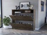Cranbery 2-Shelf Shoe Rack Dark Brown B06280038