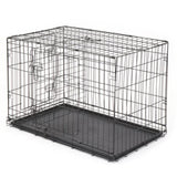 ZNTS 36" Pet Kennel Cat Dog Folding Steel Crate Animal Playpen Wire Metal 26995370