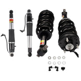 2Pcs Front Suspension Strut and Coil Spring Assembly and 2Pcs Rear Air Shock Absorber for Cadillac 82624302