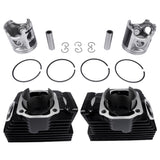 2-Stroke Cylinder Barrel Cylinder Rebuilt Kit Fit for Yamaha RD350 1973-1975 Black 360-11311-00-00, 39348358
