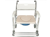 4 in 1 Multifunctional Aluminum Elder People Disabled People Pregnant Women Commode Chair Bath Chair 87233295