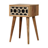 Artisan Furniture Solid Wood Mini Bone Inlay Bedside B182P202487