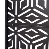 Outdoor & Indoor Privacy Metal Privacy 76" H48" W, Freestanding Decorative Privacy W465P193263