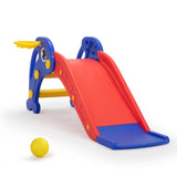 Toddler Slide, Dolphin Play Slide for Outdoor and Indoor, Freestanding Climber Playset with W2181P155572