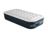 Twin Air Mattress with Built-in Pump, 18in Raised Comfort Blow up Mattress, Double Chamber Airbed, 64474579